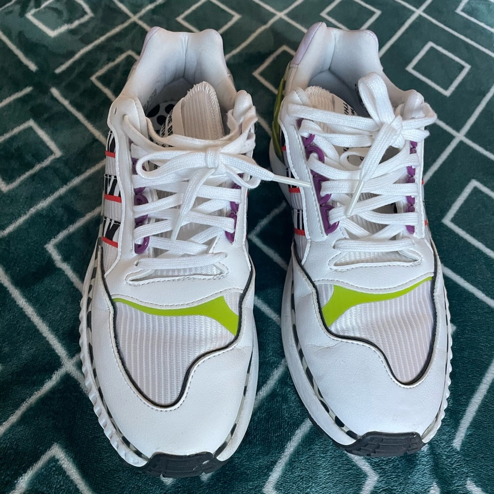 Adidas women’s sneakers cheetah/zebra size 8.5 - Picture 2 of 6